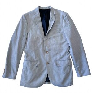J.Crew Ludlow Men's Gray Blazer Size 36R Gray Tessuti Carpini Jacket Preppy